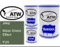 Preview: Jeep, Moss Green Effect, PJN: 500ml Lackdose + 500ml Klarlack + 250ml Härter - Set, von ATW Autoteile West.